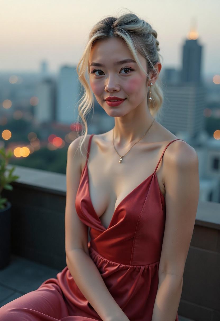 人物侧脸与光线细节